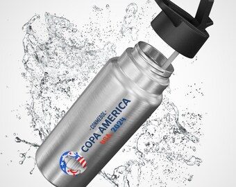 Copa America 2024 Flasche, Copa America USA 2024, Copa America 2024, Fußball USA 2024, Wasserflasche, Futbol USA, Fußballmeisterschaft, Becher