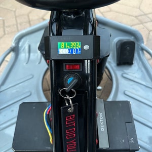 レイザークレイジーカートバッテリーメーター電圧メーター温度メーターマウント