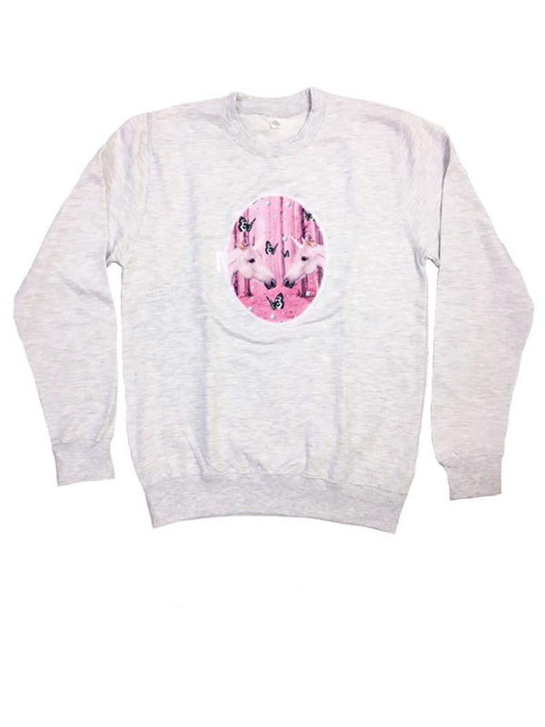pink unicorn sweater