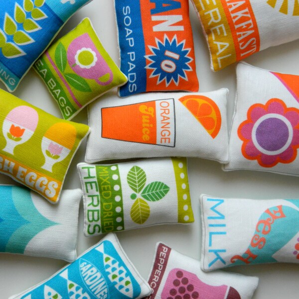 70s Supermarket Play Set - DIY Fabric Panel