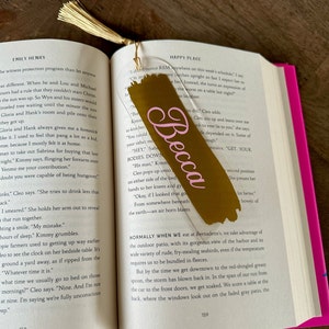 Personalized Bookmark, Bookmarks, Acrylic Bookmarks, Gift for book lovers