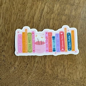 Sticker livre Tropes, Sticker imperméable, Stickers bouteille d'eau, Sticker Kindle, Sticker pour ordinateur portable, Coupe Stanley, Stickers mignons