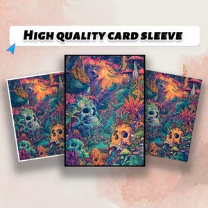 Fundas para cartas de Mtg de Fantasy Creature Realm, fundas mate para cartas de Mtg, fundas de alta calidad y detalladas, fundas artísticas para cartas.