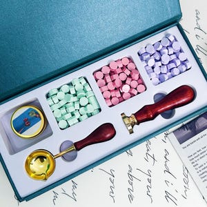 Aangepaste lakzegelset voor huwelijksuitnodiging, aangepaste lakzegelset voor cadeau, lakzegelset, eerste lakzegelstempel op maat voor cadeau
