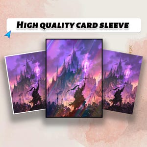 Fundas para cartas de Mtg de Epic Knight's Charge, fundas mate para Mtg, fundas de alta calidad y detalladas para cartas de Magic, fundas artísticas para cartas.