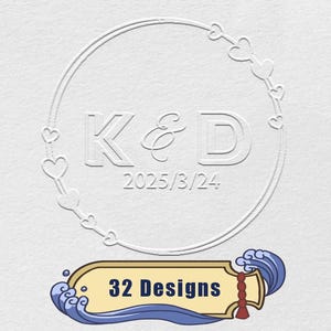 Juego de sellos en relieve de alta costura para bodas: 32 elegantes diseños de letras, ideales para invitaciones, servilletas y papelería.