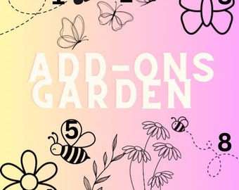 Sweater Add-Ons Gartenthema