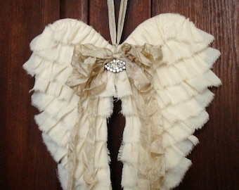 PDF Fabric Angel Wings NO SEW Tutorial no shipping cost