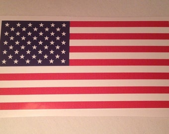2 American Flag stickers