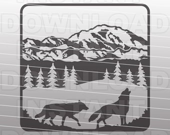 Free Mountain Range Silhouette Svg SVG PNG EPS DXF File