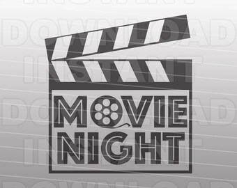 Download Movie Night Svg Etsy