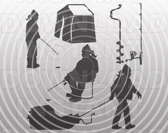 Download Ice Fishing Svg Etsy