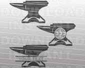 Anvil SVG File,Blacksmithing SVG,Blacksmith svg -Cutting Template- Vector Art Commercial Personal Use- Cricut,Cameo,Silhouette,cut file