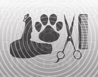 Free Free Love Dog Groomer Svg 506 SVG PNG EPS DXF File
