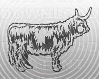 Free Free 240 Scottish Highland Cow Svg SVG PNG EPS DXF File