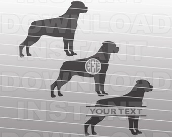 Download Rottweiler svg | Etsy