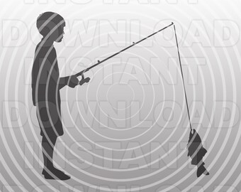 Download Boy Fishing Svg Etsy