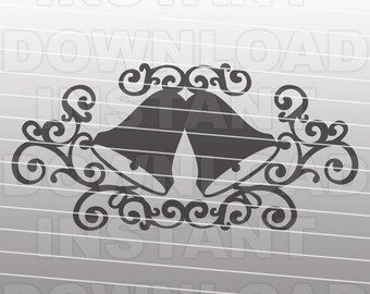 Free Free 146 Silhouette Wedding Bells Svg SVG PNG EPS DXF File