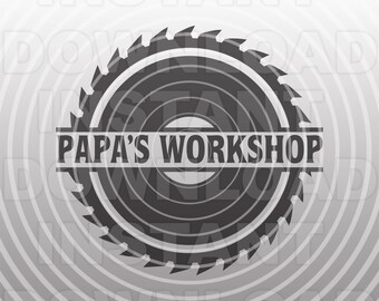 Download Papas Workshop Svg Etsy
