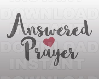 answered prayer svg etsy