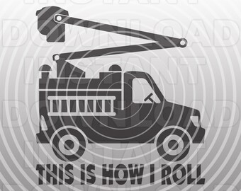 Download Utility Truck Svg Etsy