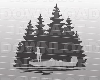 Download Fishing Boat Svg Etsy