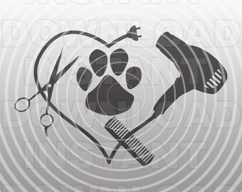 Free Free Love Dog Groomer Svg 506 SVG PNG EPS DXF File