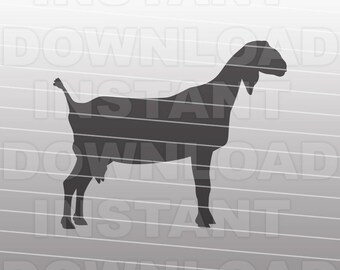 Download Nubian Goat Svg File Etsy