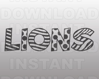 Cricut Space Lions Etsy