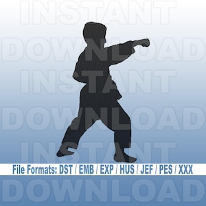 Karate Judo Boy Sport Martial Arts Stickerei Design Download, Füllstich, 4X4-Stickrahmen, PES-Datei, JEF-Datei, HUS-Datei, dst-Datei, exp-Datei