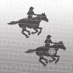 Cowgirl SVG File,Horsemanship SVG,Western SVG File-Cutting File-Vector Clip Art for Commercial & Personal Use-Cricut,Cameo,Silhouette,Vinyl