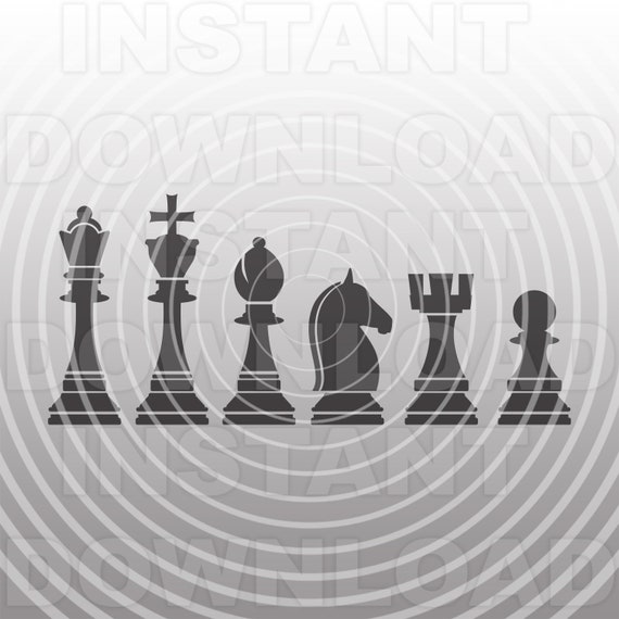 Retro Chess Svg, Chess Pieces Svg, Chess Player Svg