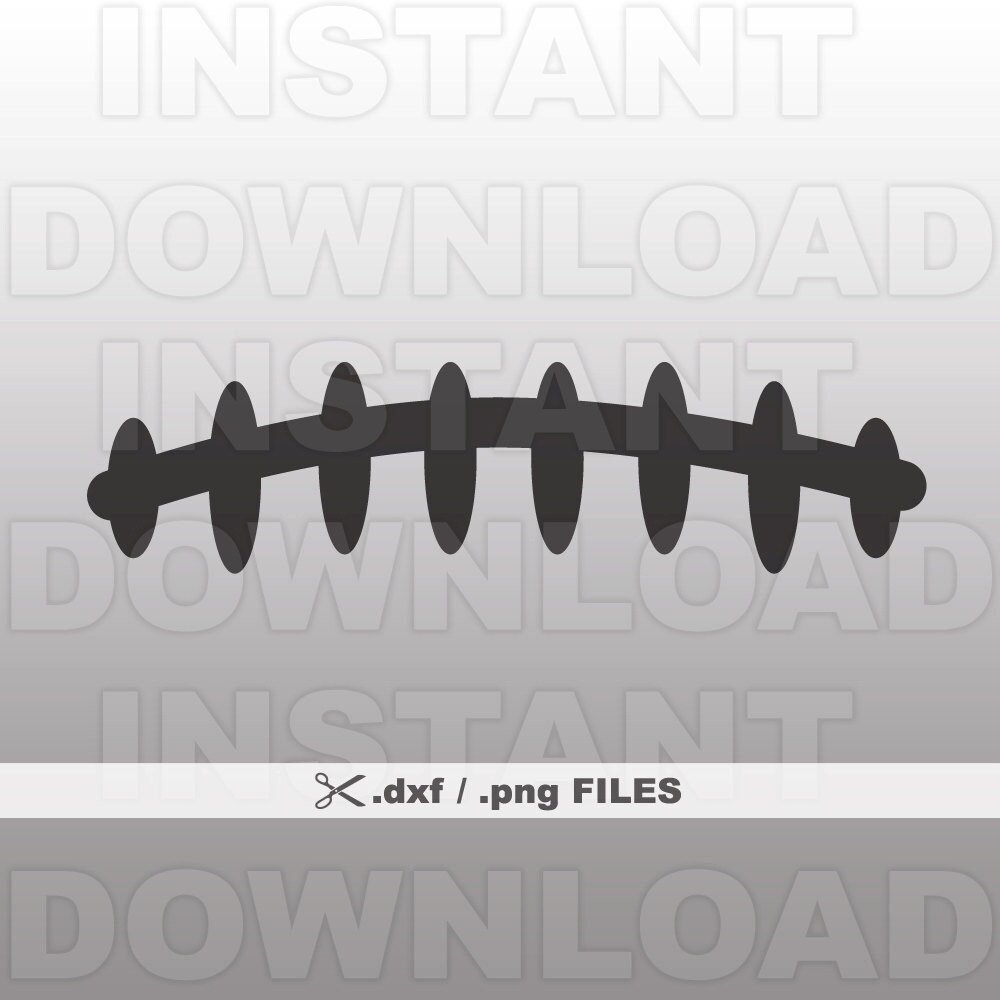 Football Laces DXF File Football Laces PNG File Commercial Etsy