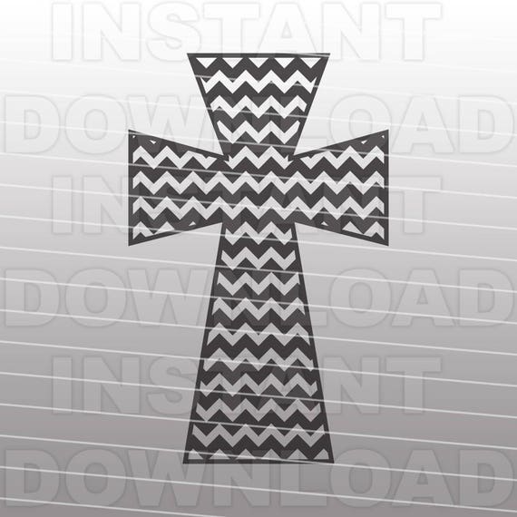 Download Cross Chevron Svg Filecross Svg Cutting Template Vector Clip Etsy