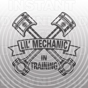 Cute Daddy's Lil Mechanic in Training SVG-bestand, SVG voor Little Boy-Vector kunst commercieel/persoonlijk gebruik-silhouet, cameo, Cricut, SVG voor vinyl