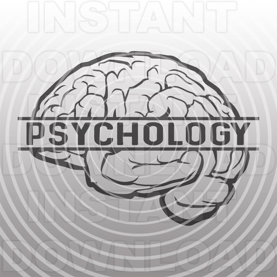 Psychology With Brain SVG File,psychologist SVG vector Clipart Commercial &  Personal Use Cricut,silhouette Cameo,vinyl Svg,vinyl Decal - Etsy