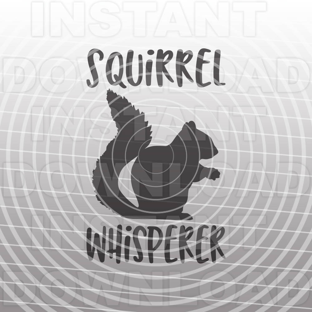 Download Squirrel Whisperer SVG File Vector Art Commercial ...