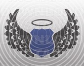 In Loving Memory Memorial Police Badge SVG File -Commercial & Personal Use- Vector Art SVG for Cricut,Silhouette Cameo,vinyl design,htv