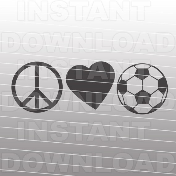 Free Free 149 Peace Love Soccer Svg Free SVG PNG EPS DXF File