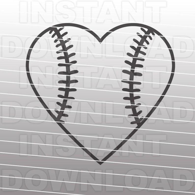 Free Free Baseball Svg Heart 827 SVG PNG EPS DXF File