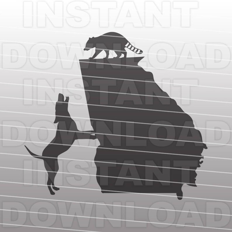 Coon Hunting SVG FileRaccoon SVG Vector Art for Etsy