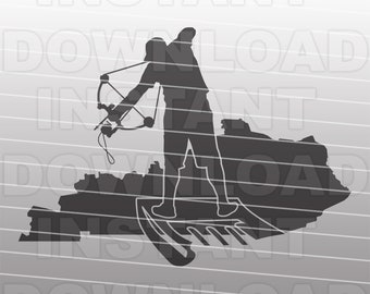 Kentucky Bogenfischen SVG-Datei, weibliche Bogen Angeln svg, Bogen Fischer svg, Mädchen Bogenfischen svg, kommerzielle & persönlichen Gebrauch - Cricut, Silhouette Cameo