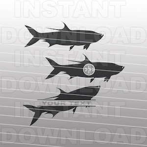 Tarpon SVG-Datei,Florida Angeln SVG, Tarpon Fischer svg-Vector Clipart kommerziellen & persönlichen Gebrauch- Cricut,Silhouette Cameo,Vinyl Decal