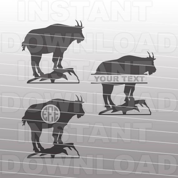 Mountain Goat Svg Filecolorado Svgrocky Mountains Svg Etsy