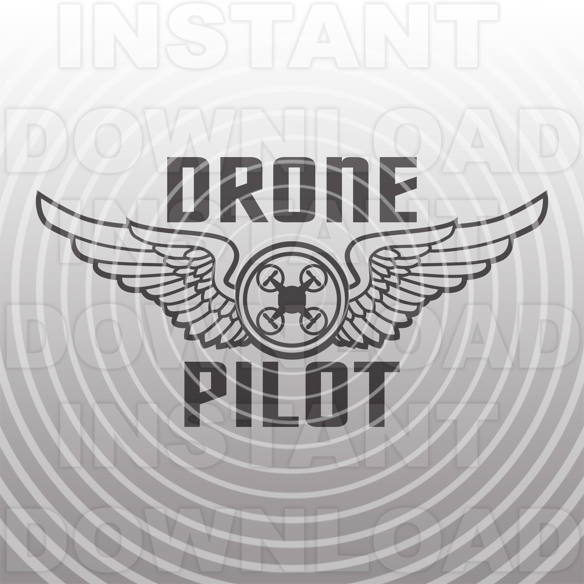 Commercial Pilots Wings Clipart