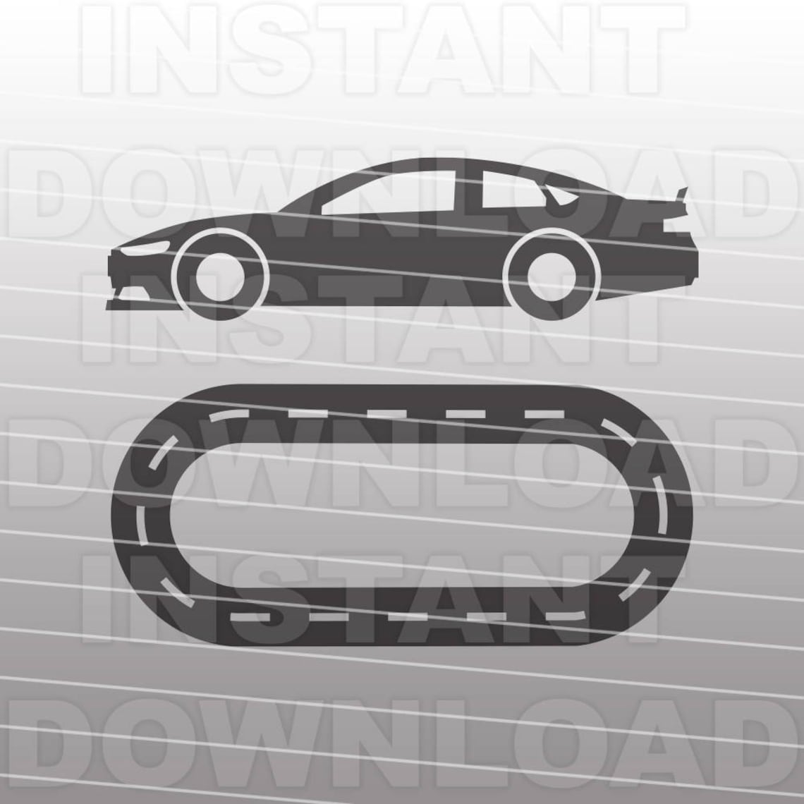 Slideways Raceway Svg Race Car SVG, Race Track SVG File Cutting Template-clip Art for ...