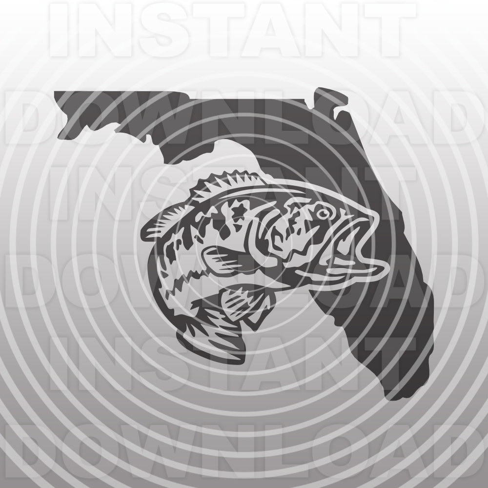 Download Bass Fishing Svgflorida Bass Svglargemouth Bass Svg File Etsy