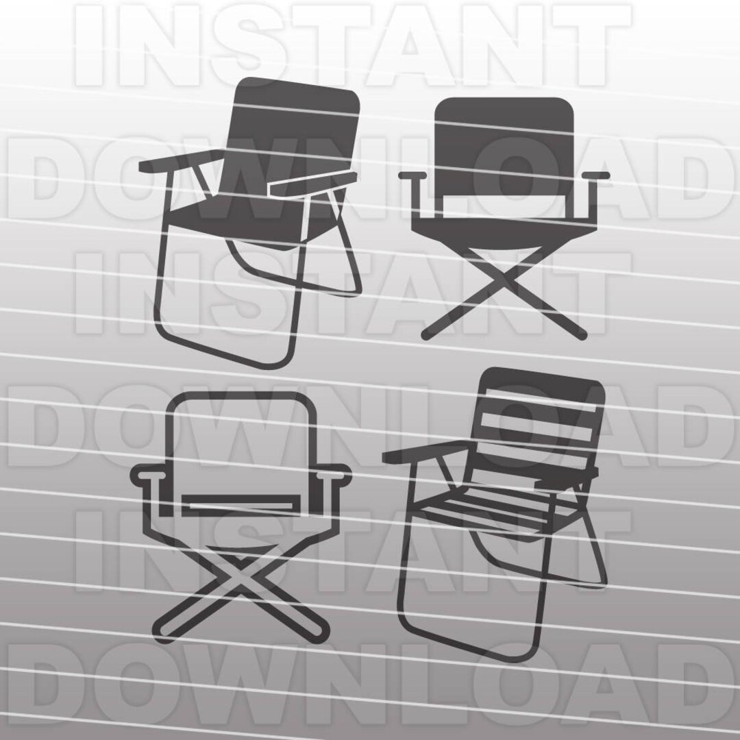 Camping SVG File,camping Chair SVG File,lawn Chair SVG commercial