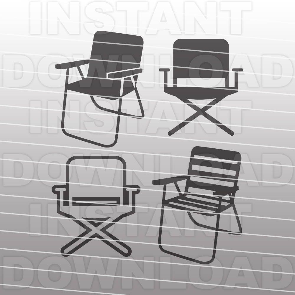 Free Free 345 Silhouette Camping Chair Svg SVG PNG EPS DXF File