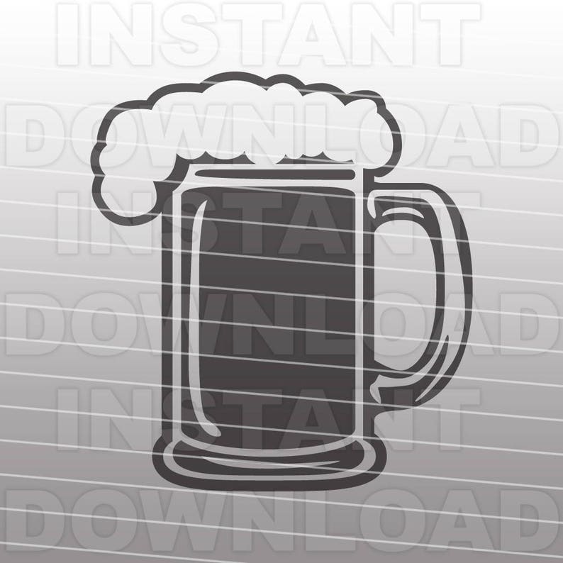 Download Beer SVG FileBeer Mug SVG FileCutting Template-Vector Clip | Etsy